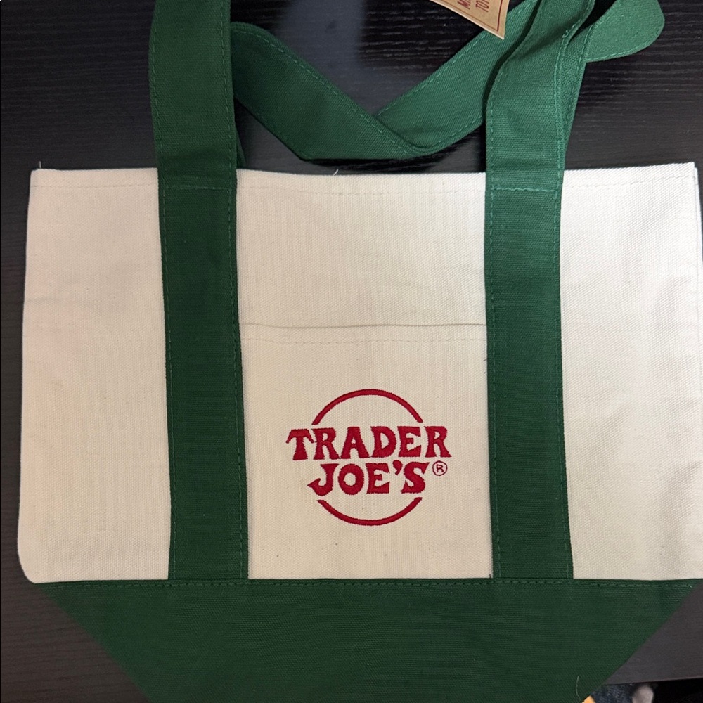 Trader Joe's Mini Canvas Tote Bag